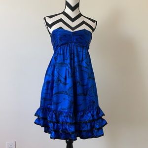 Silk Strapless dress